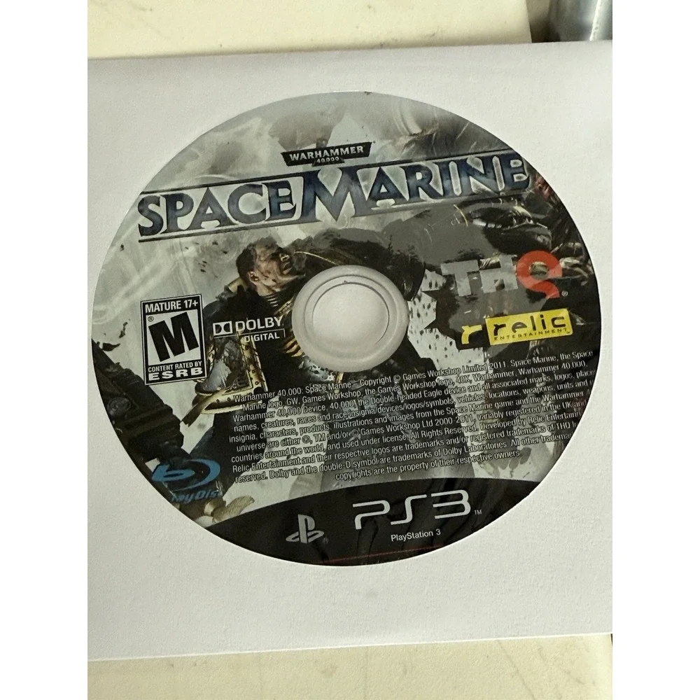 PS3 Games Disc Only Lot Of 5, Space Marine , Ratchet, Dragon Row, , Etc